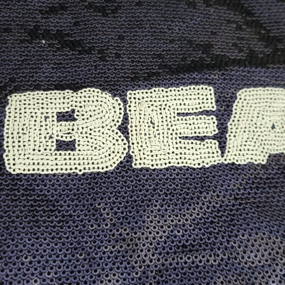 Chicago Bears Sequin Ombre Jacket Women Size 2XL The Wild Collective NFL XXL NEW - Picture 5 of 16